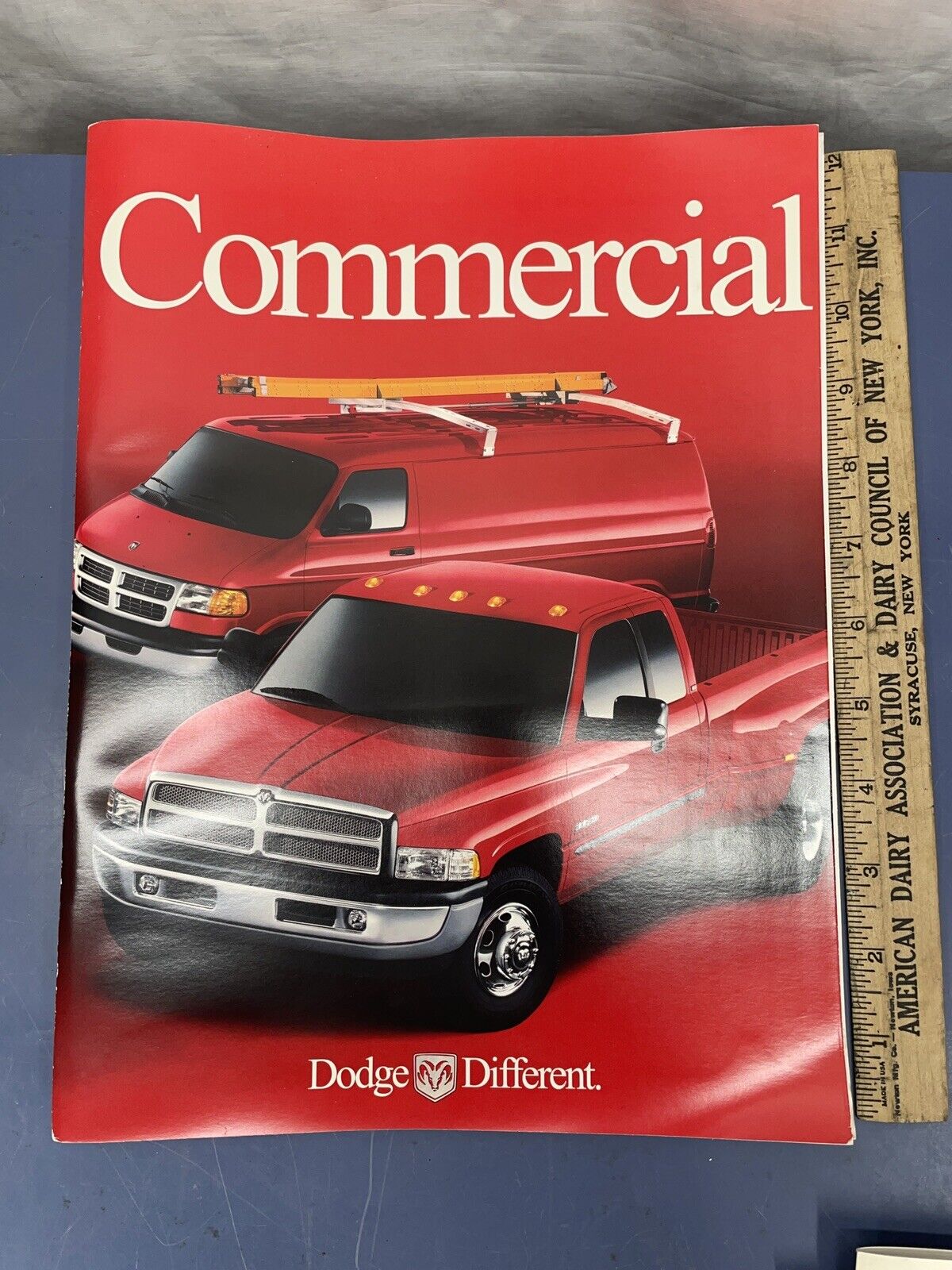 Vintage NOS 1999 Dodge commercial ram truck and van dealership brochure 30 Pgs