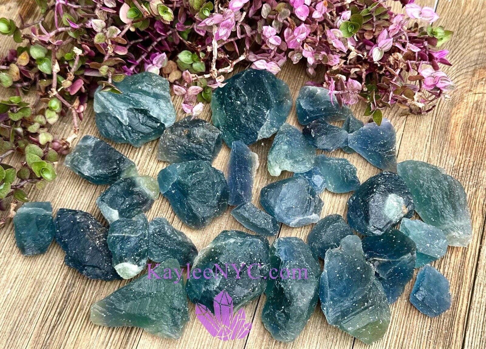Wholesale Lot 2 Lbs Natural Blue Fluorite Raw Crystal Nice Quality