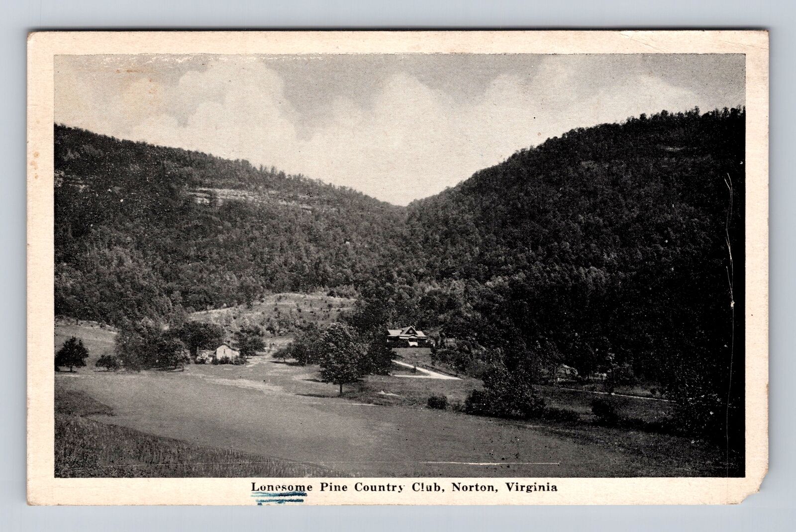 Norton VA-Virginia, Lonesome Pine Country Club, Vintage c1946 Souvenir Postcard