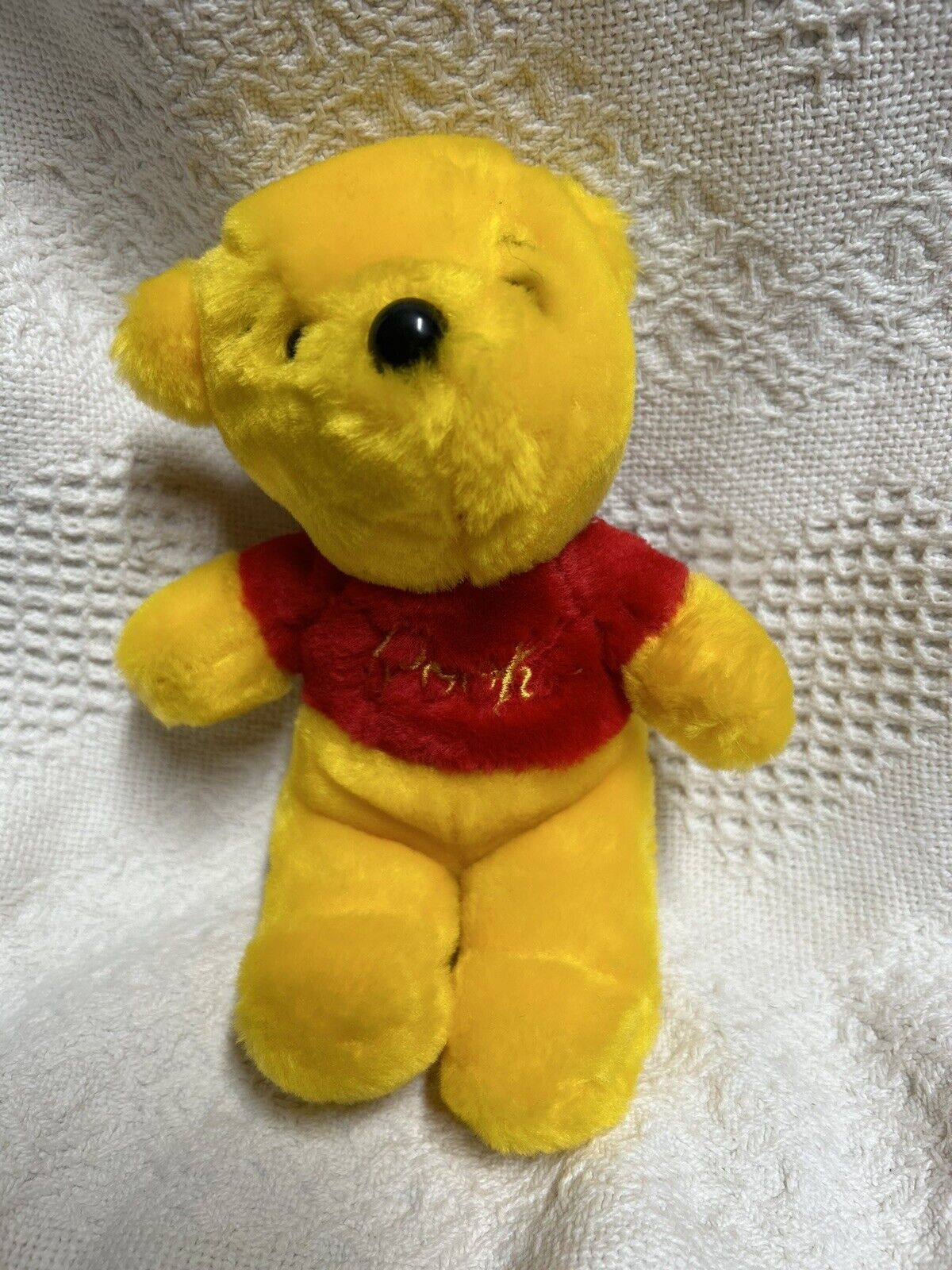 Winnie The Pooh Stuffed Plush Bear Walt Disney Productions Sears Vintage
