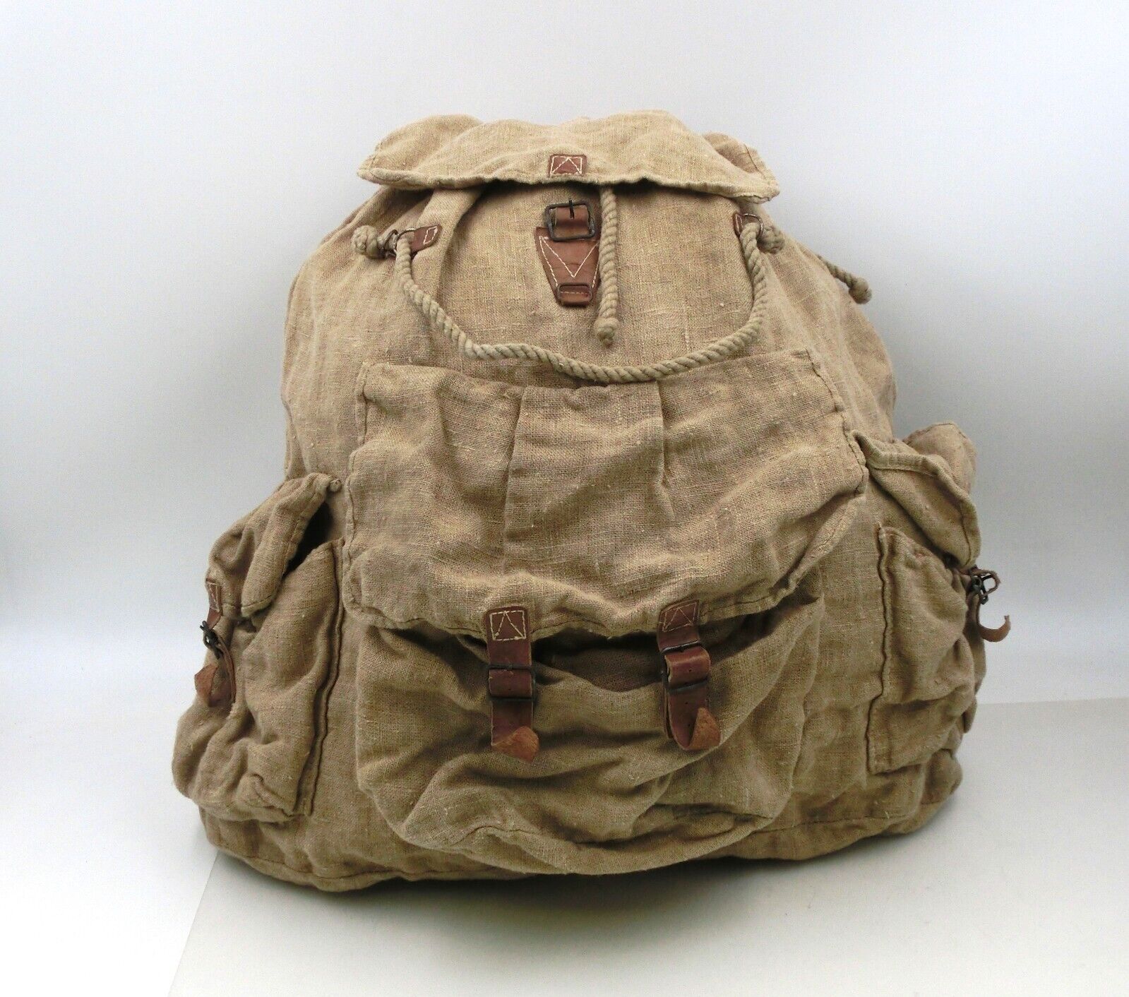 Vintage Imperial Japanese Army Backpack WW2 Vintage Original 43x36x15cm