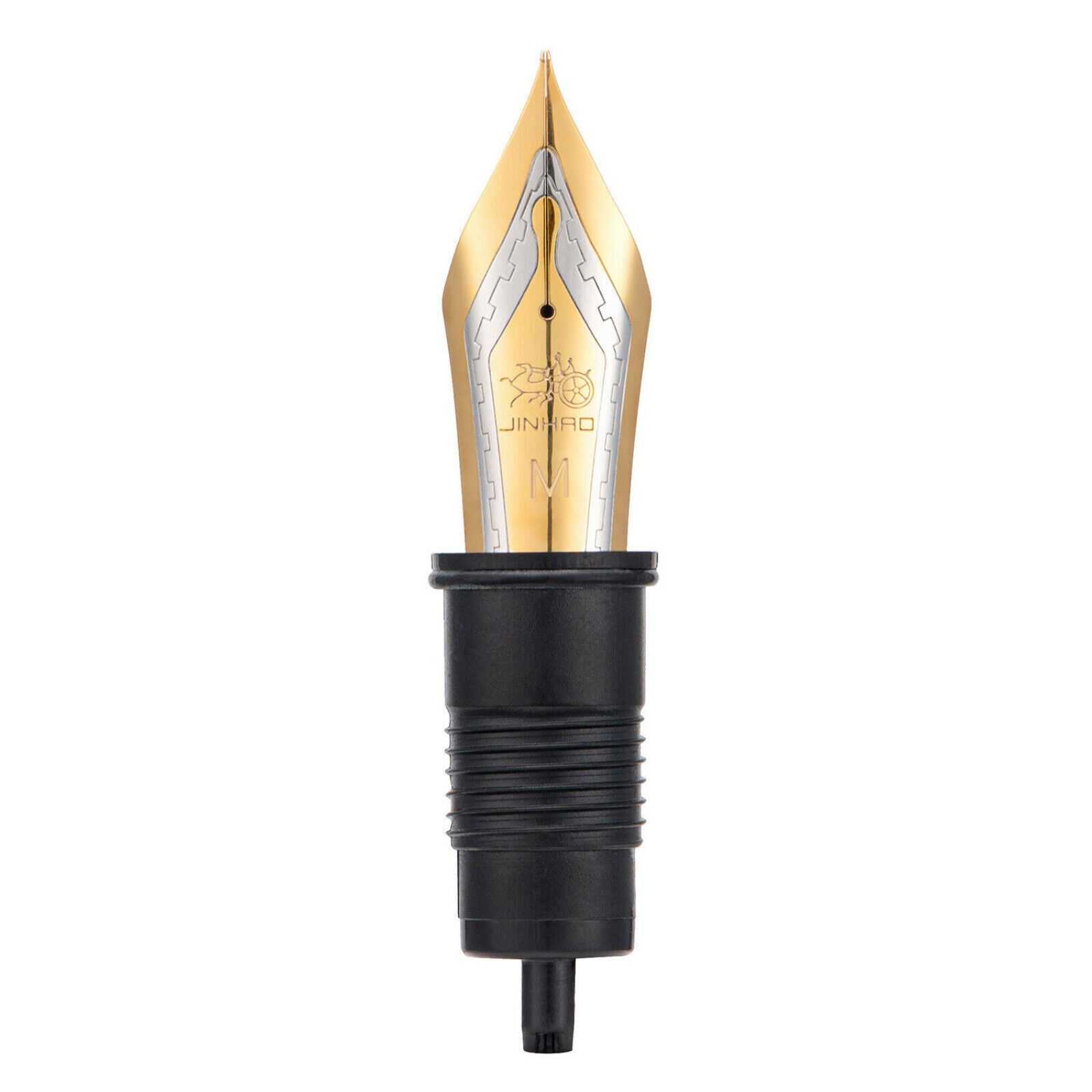 1x Durable Jinhao X159 Fountain Pen Nibs Replaced Metal M Size Golden 0.7mm u