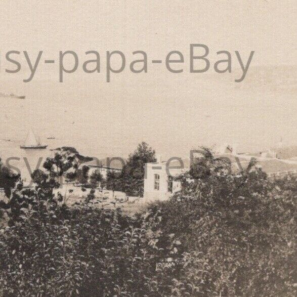 1900s RPPC Constantinople View From Kiosk Sultan Kandili Istanbul Postcard