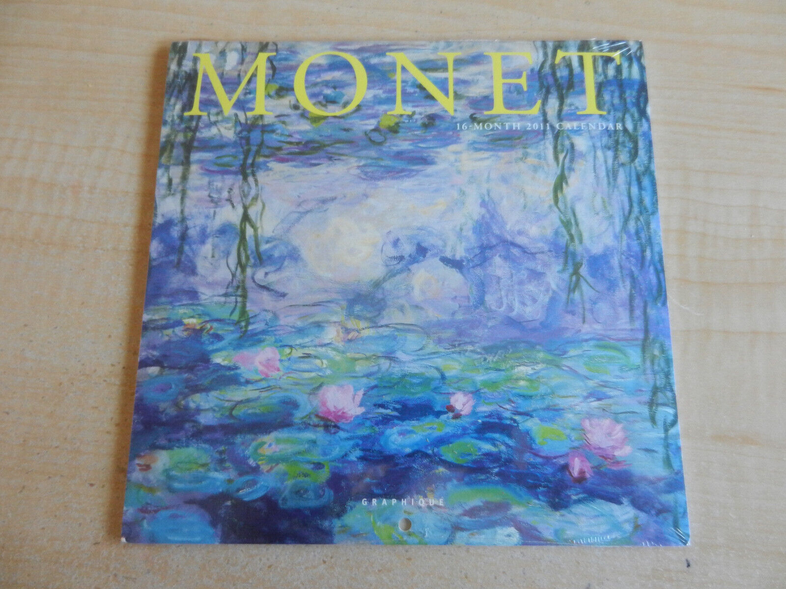 2011 Monet 16 Month Square Wall Calendar New Sealed Unused