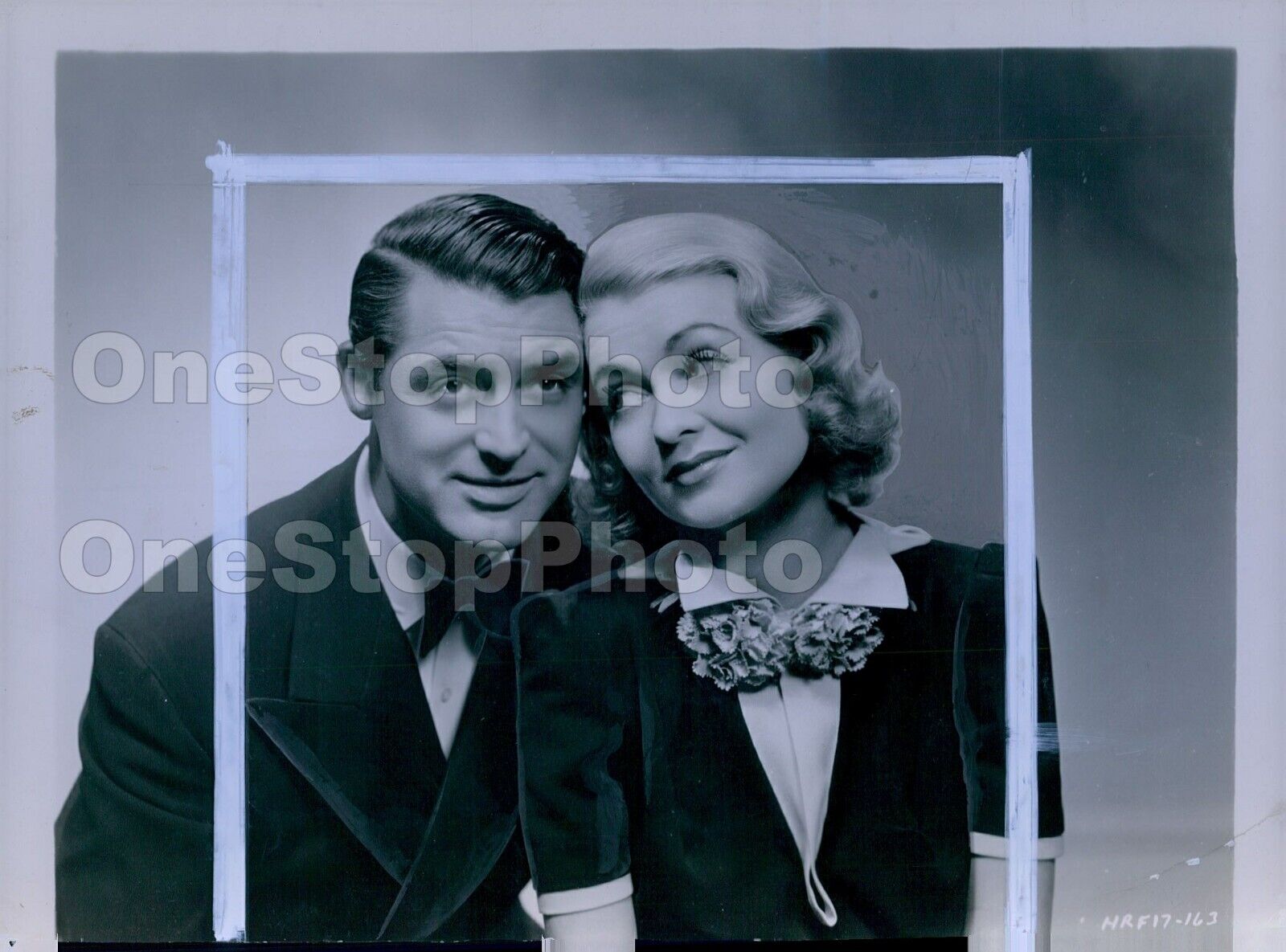 1937 CARY GRANT & Constance Bennett of Topper Press Photo