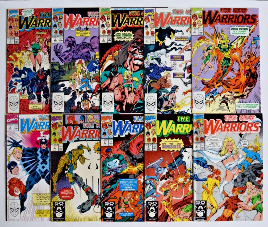 NEW WARRIORS (1998) 79 ISSUE COMPLETE SET #1-75 & ANNUALS 1-4 MARVEL COMICS