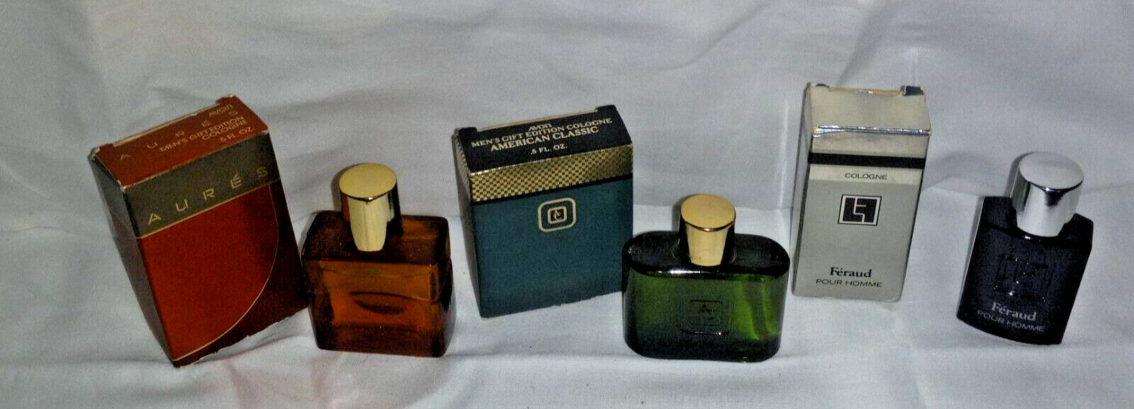 VINTAGE 3 AVON COLOGNES 1980\'s NEW IN ORIGINAL BOXES UNOPENED