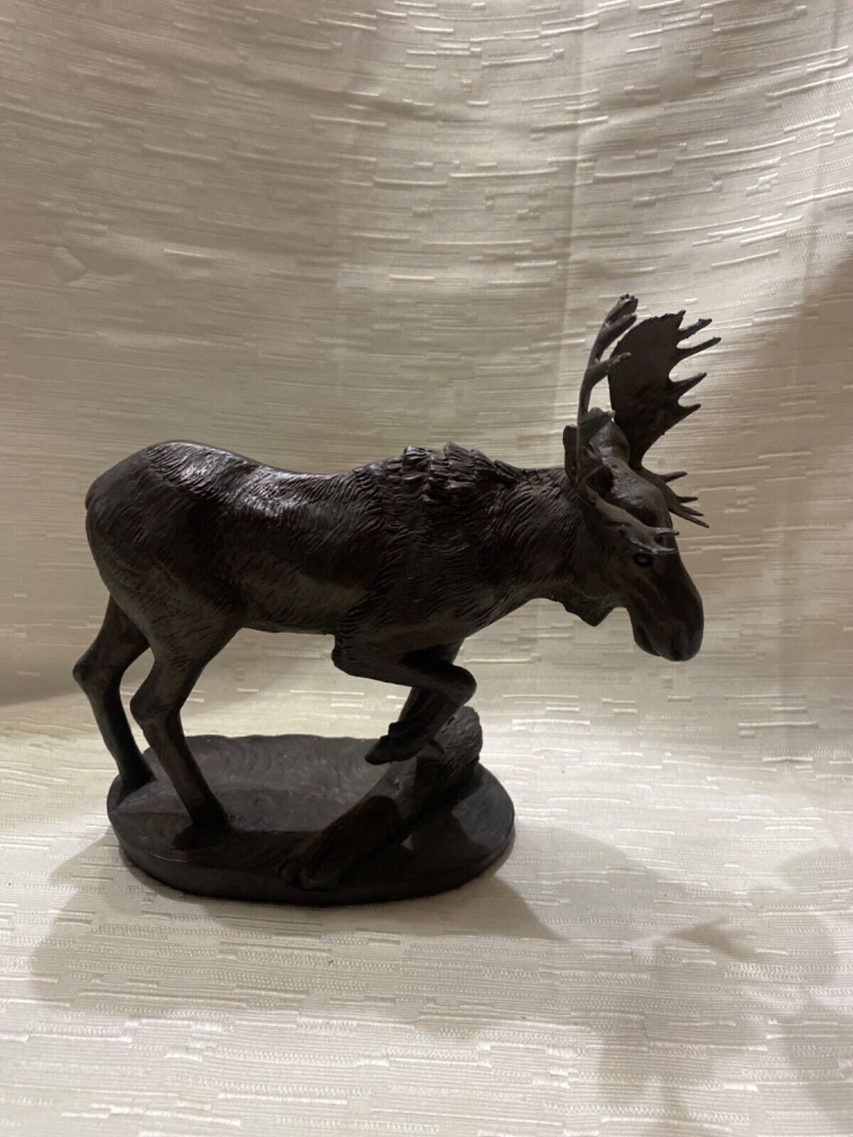 Moose Statue Figure CHESAPEAKE REPRODUCTIONS  Made in USA 8”T 8.5”L