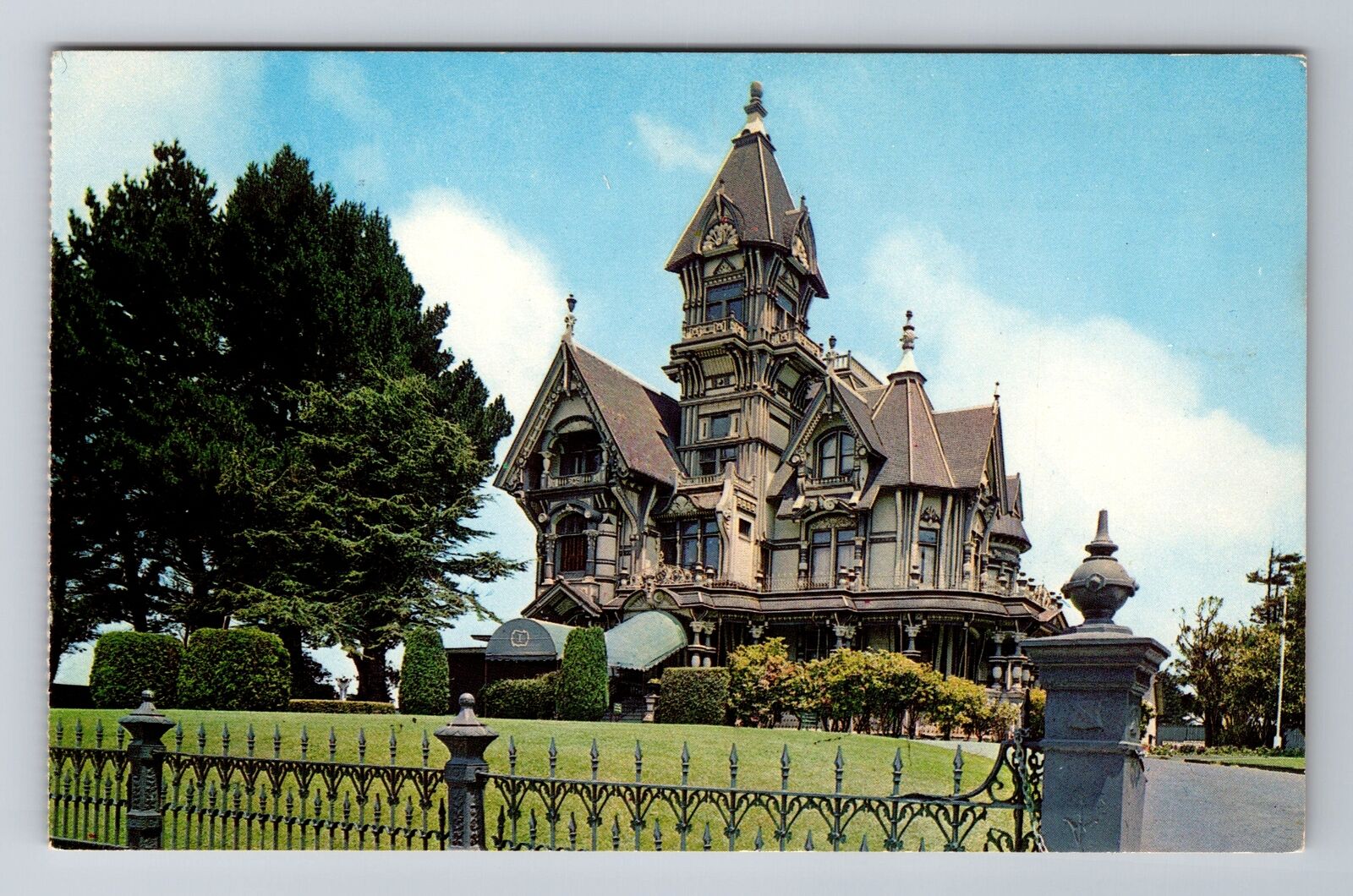 Eureka CA-California, Carson Home, Antique, Vintage Postcard
