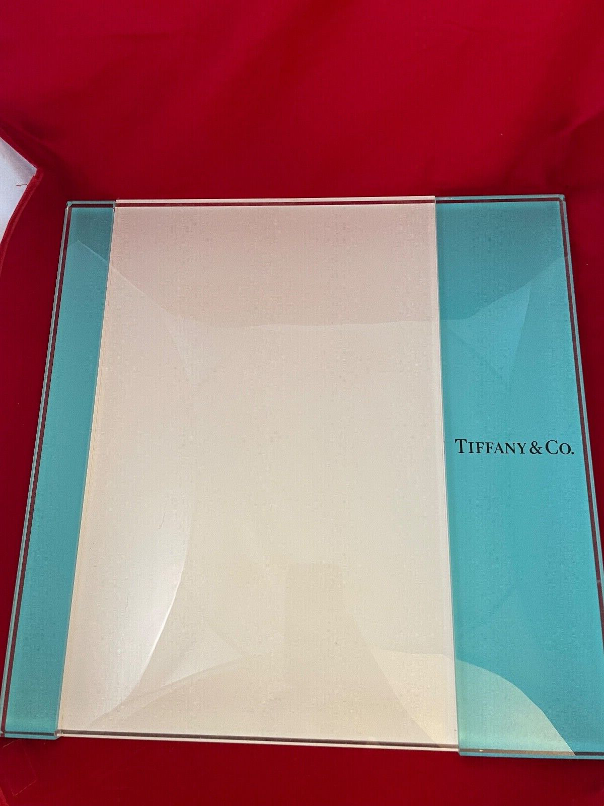 TIFFANY & CO SUNGLASSES & JEWELRY PAD DISPLAY, SHOW CASE. LARGE,
