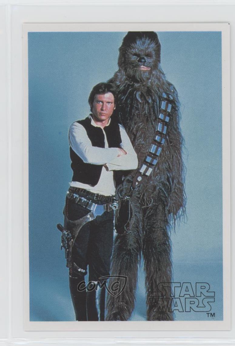 1977 Topps/Yamakatsu Star Wars Japanese Large Han Solo Chewbacca 0j07