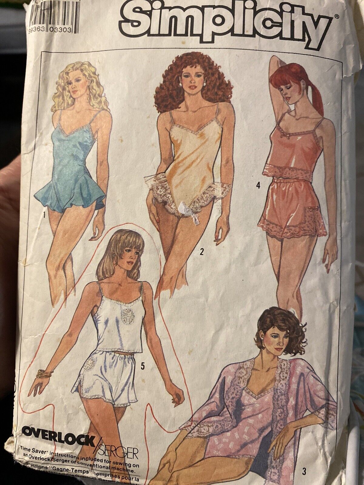 Vintage 1987 Simplicity Sewing Pattern 8393 Size 16-20 Cut and Complete 