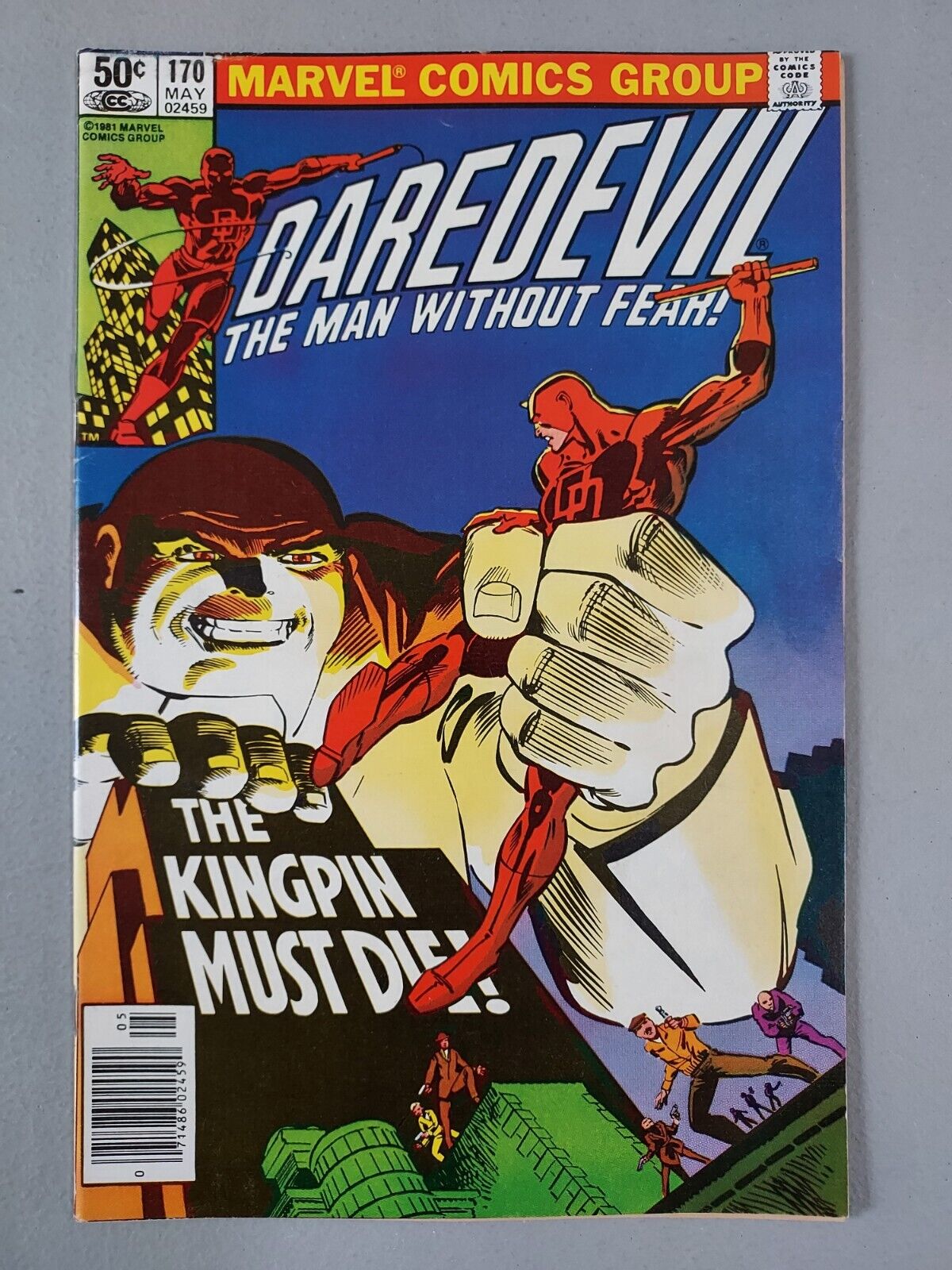 DAREDEVIL #170 - 1ST KINGPIN IN DAREDEVIL SERIES (1981) MARVEL COMICS
