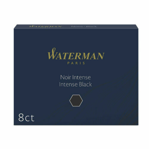 Waterman Cartridges Intense Black Ink Cartridges 8  In Box  