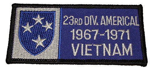 US ARMY 23RD INFANTRY DIVISION ID AMERICAL VIETNAM VETERAN PATCH 1967-71