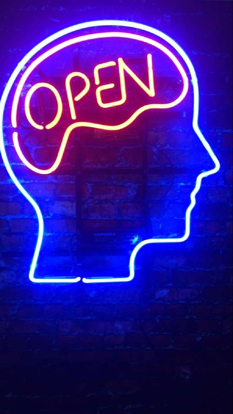 Open Mind Red Neon Sign Light Lamp Workshop Poster Cave Collection 24\
