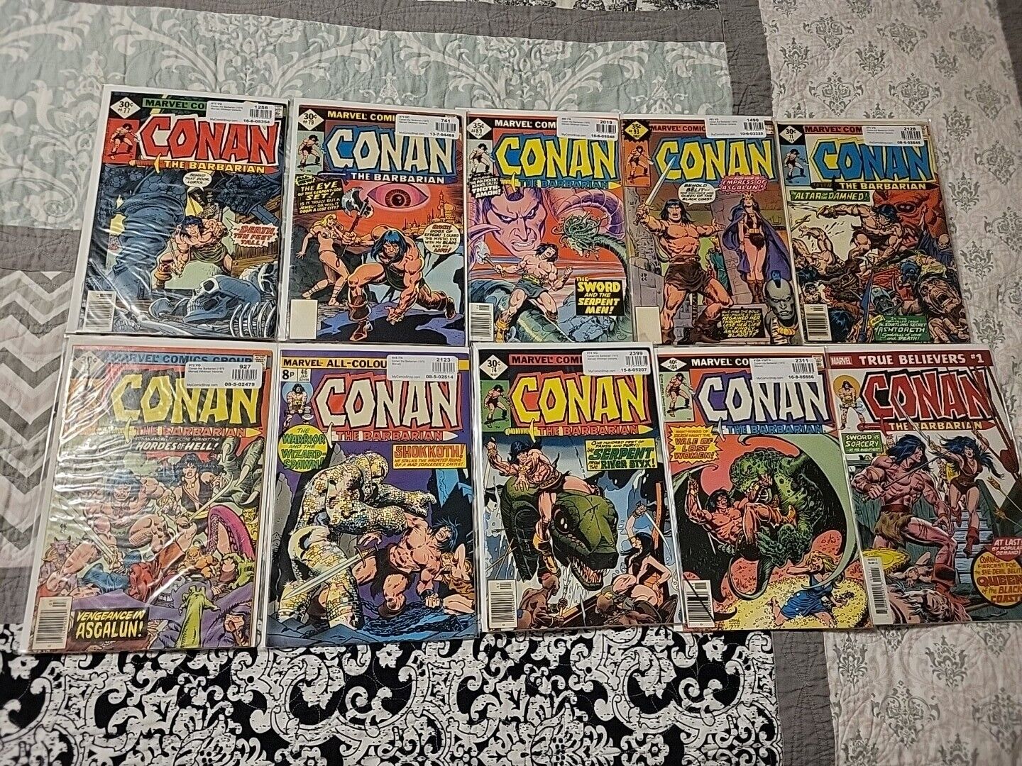 Conan the Barbarian Mixed Lot Marvel VG