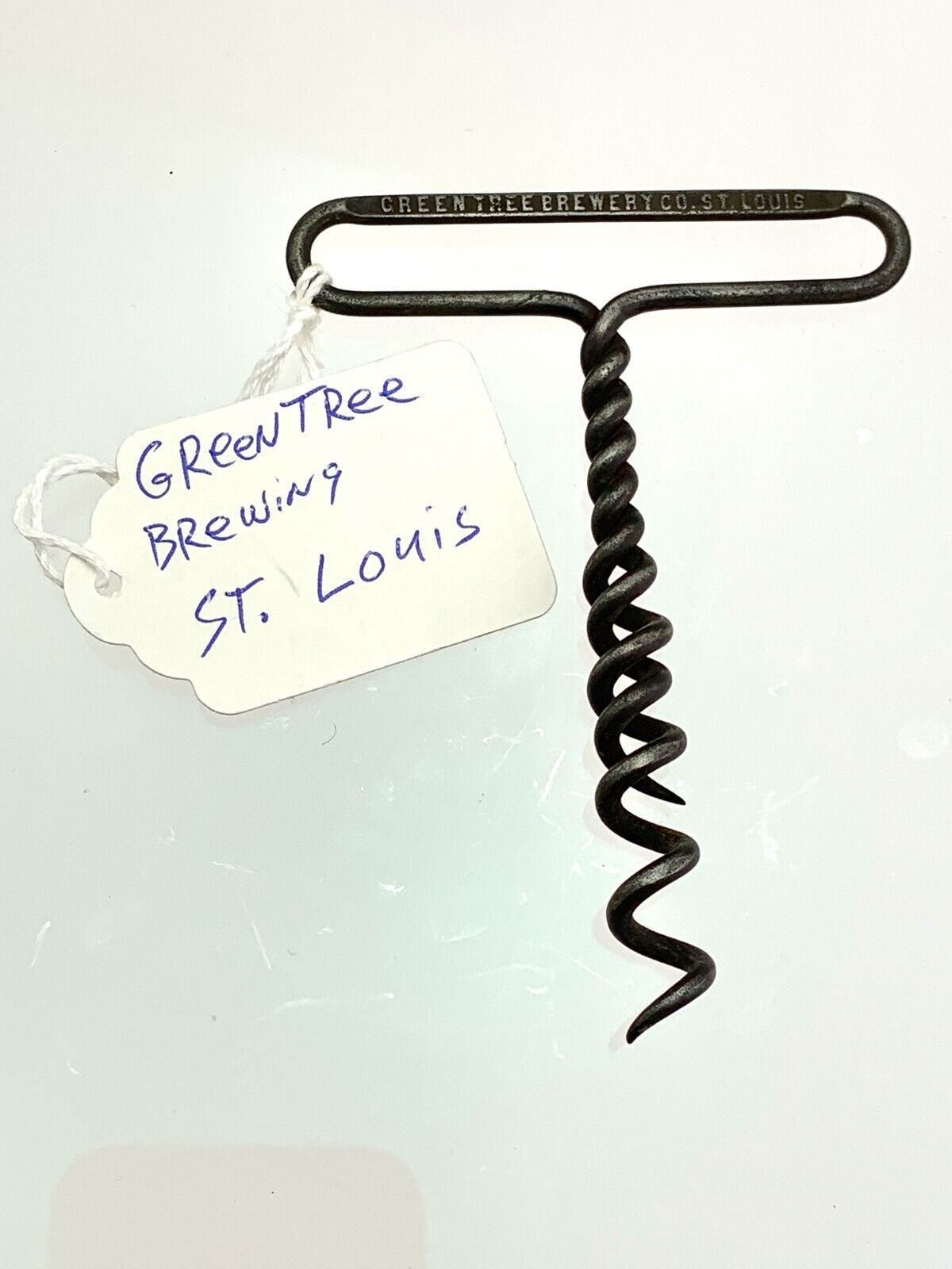 GREEN TREE BREWERY CO ST LOUIS Pre Pro Double Helix Corkscrew Brewing beer