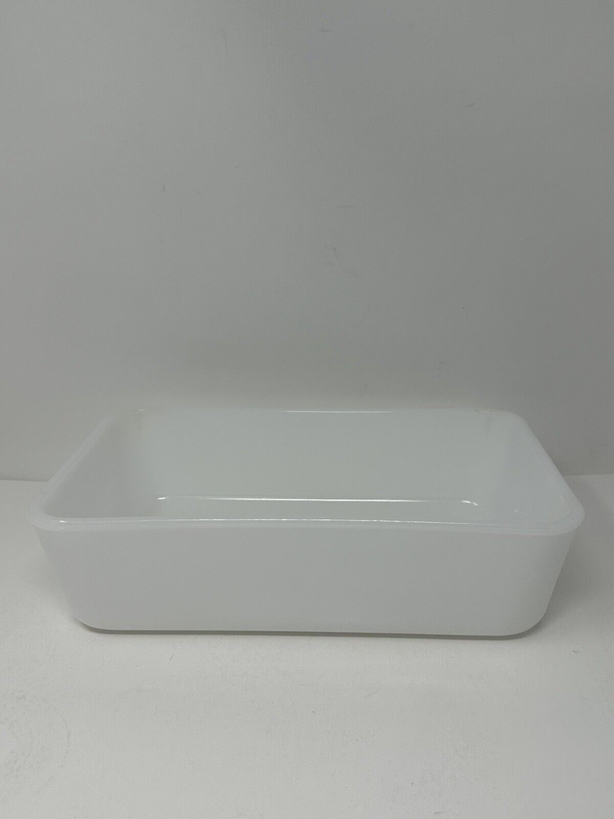 Westinghouse Milk Glass 10 In X 6 In  Baking Dish/Refrigerator Dish ~ Vintage