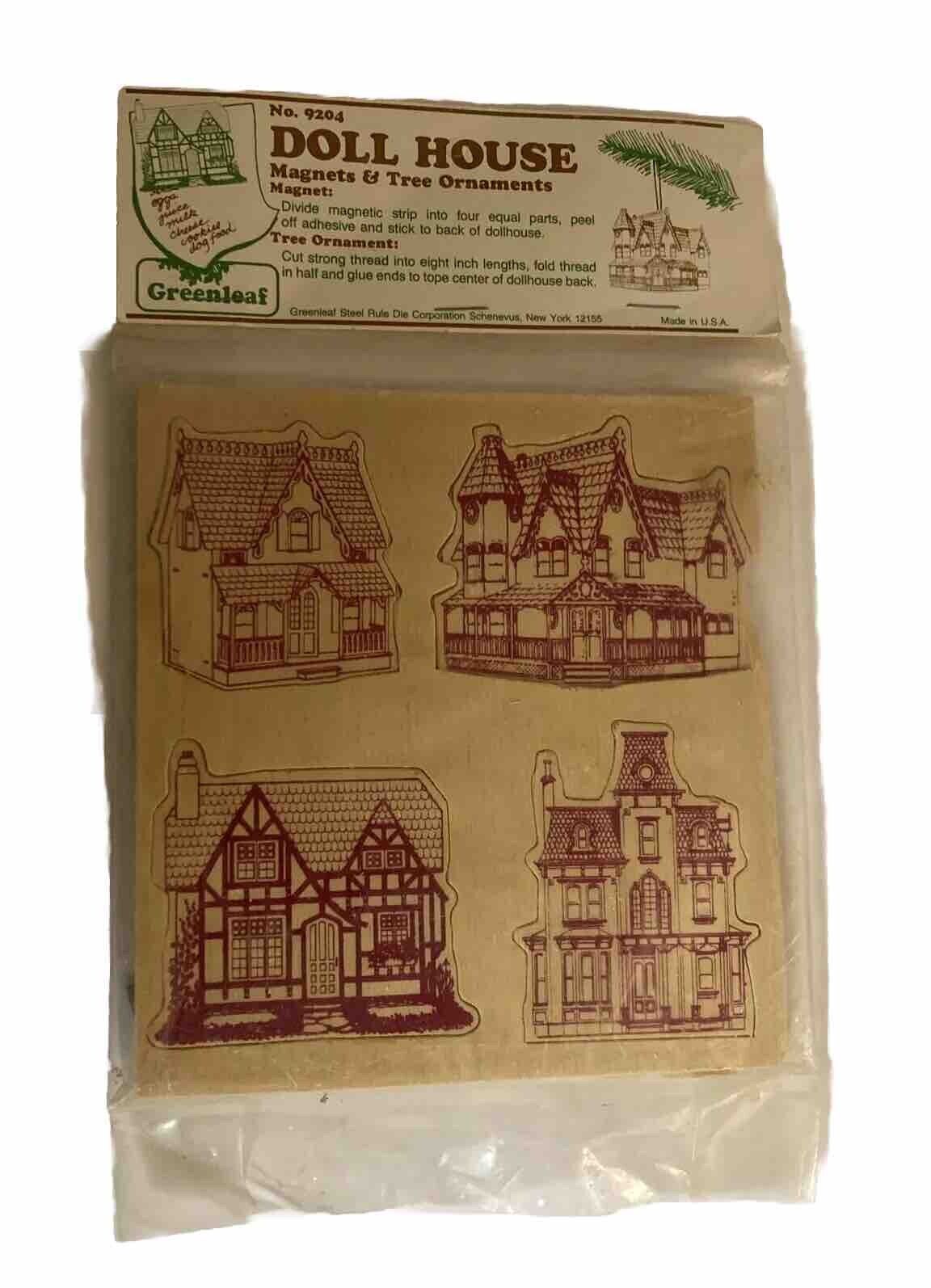 Vintage Greenleaf  DOLL HOUSE Magnets & Tree Ornaments  No. 9204