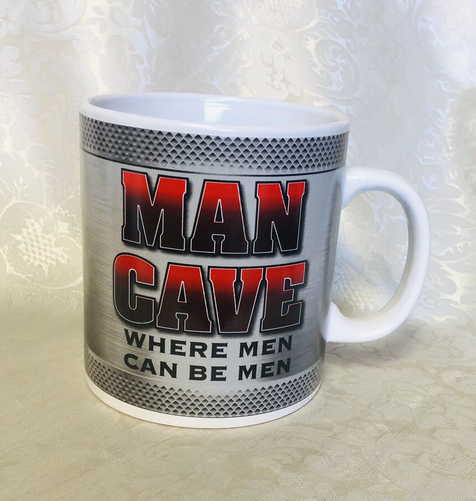 2015 Bay Island Man Cave Beer Coffee Tea Cup Ceramic Mug REDUCED PRICE 
