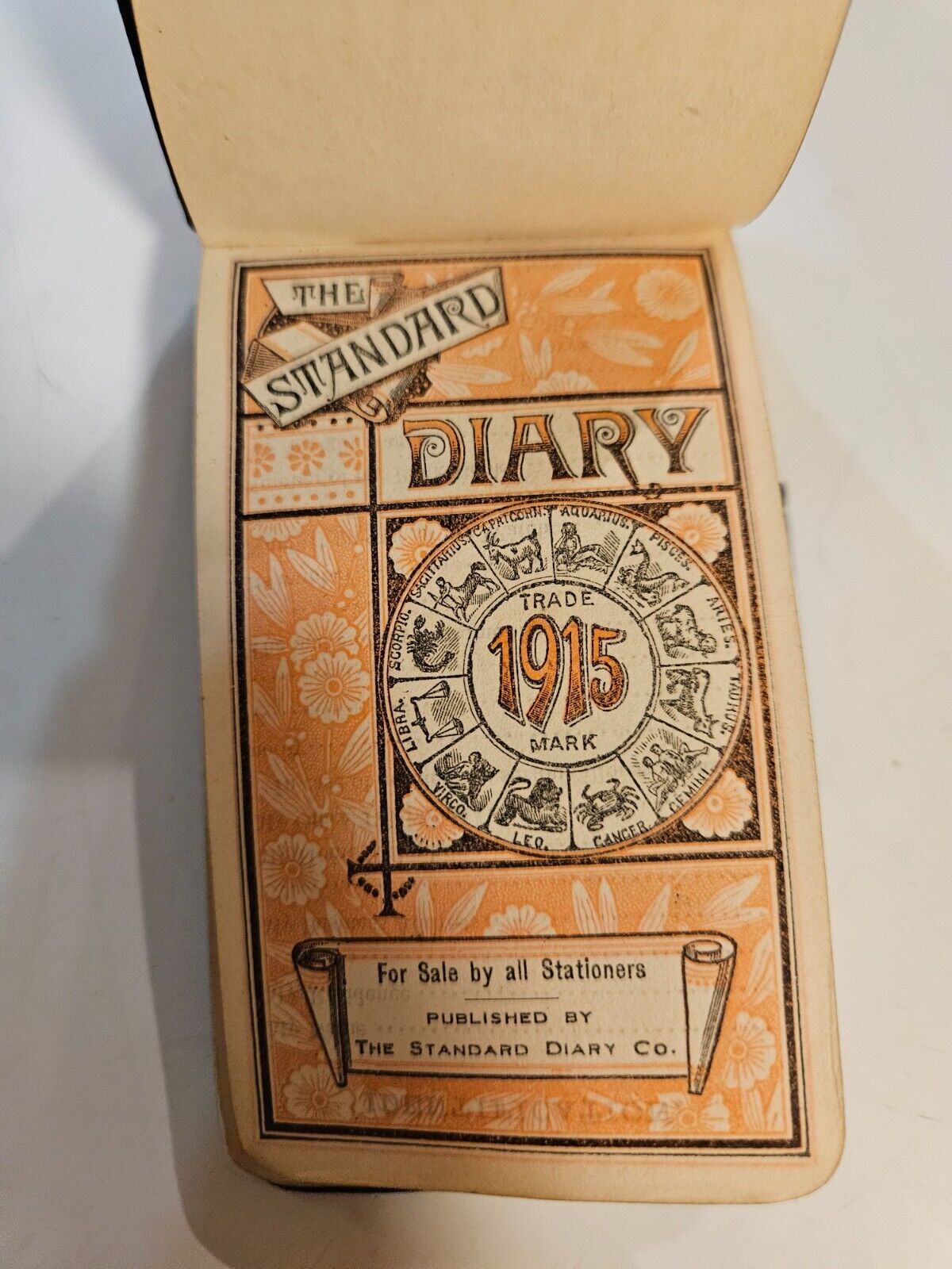 1915 THE STANDARD DIARY Pocket Edition Engagements 424