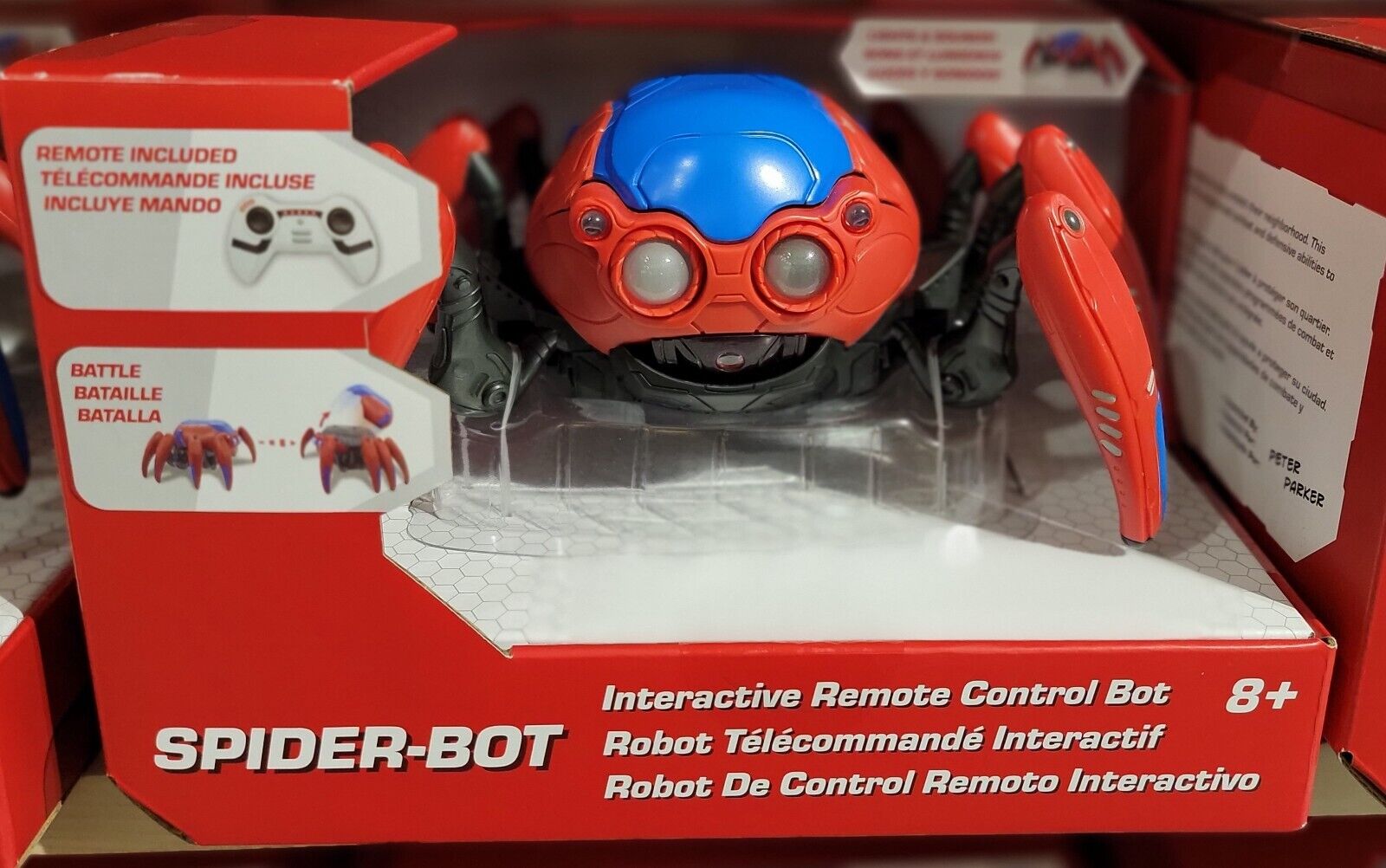 Spider-Man Spider-Bot Interactive Remote Bot Disney Parks Avengers Campus  New