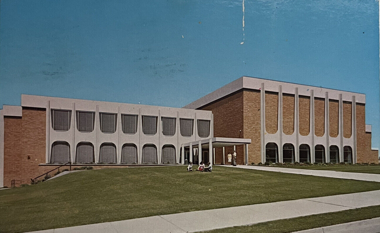 Ricks College Hyrum Manwaring Center Rexburg Idaho Postcard 1970