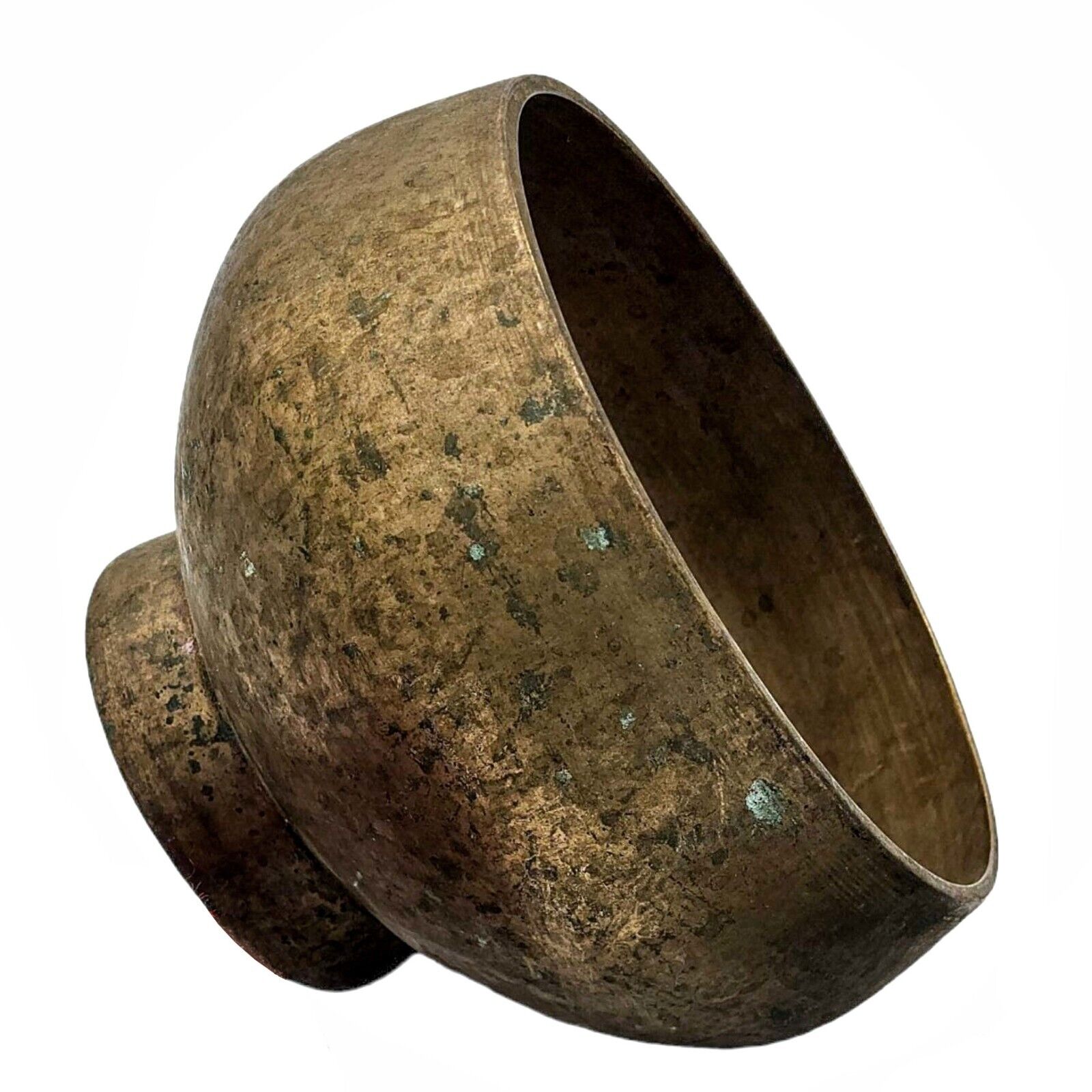 Vintage Handmade Hammered Antique Naga Singing Bowl Tibetan Mallet Sound Healing