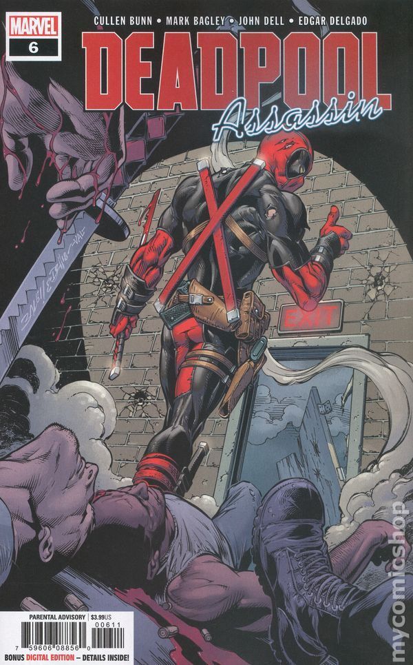 Deadpool Assassin #6A Bagley NM 2018 Stock Image