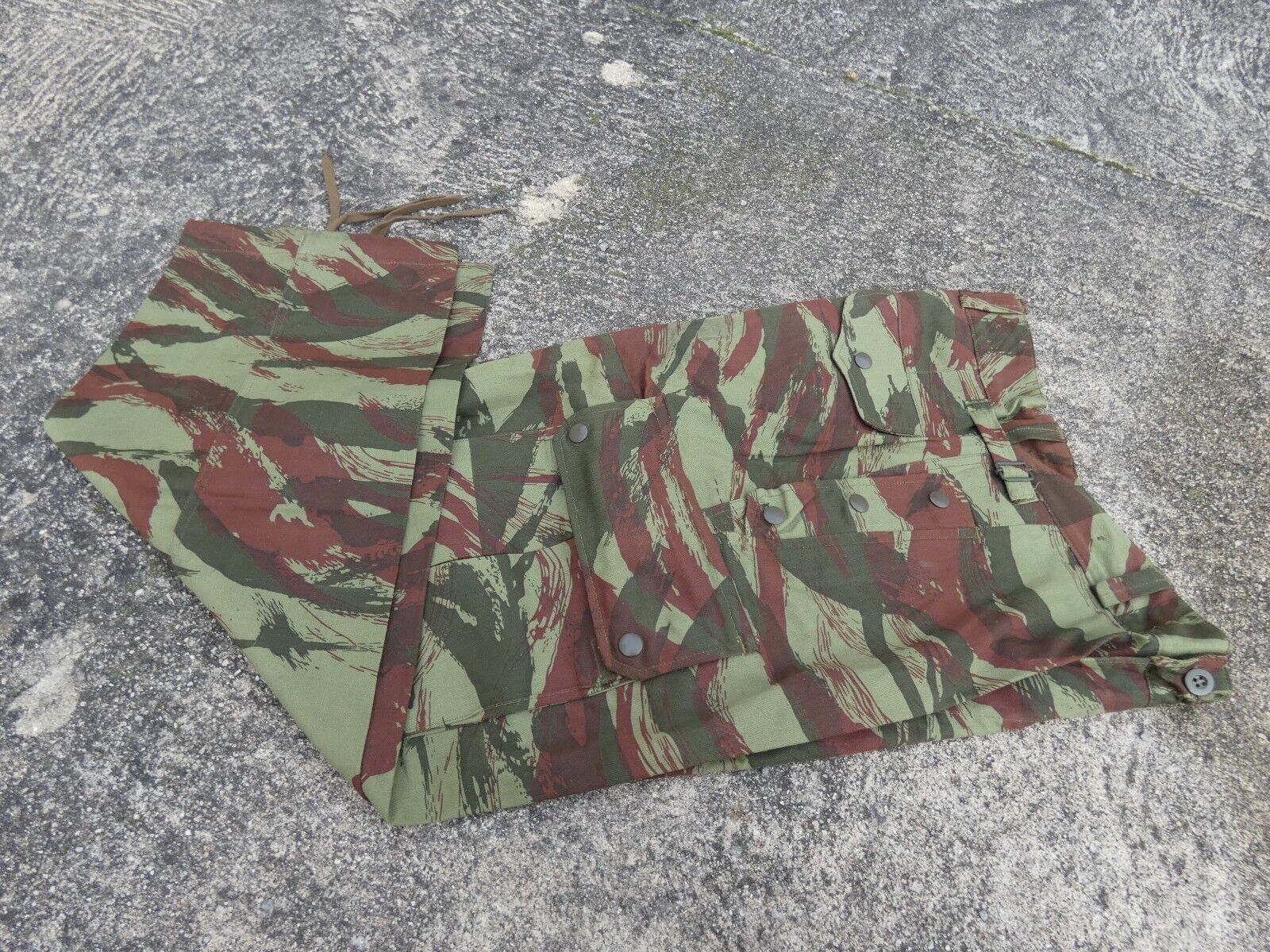 Original French Paratrooper Lizard Camouflage Camo Pants Trousers Size 11