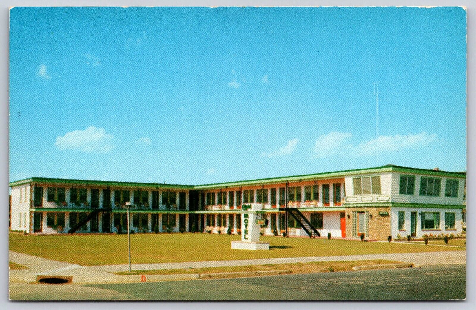 The Capri Court Motel Cape May New Jersey Postcard