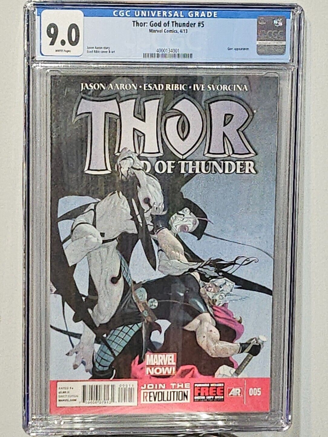 Marvel Comics Thor: God of Thunder #5 Origin of Gorr the God Butcher CGC 9.0
