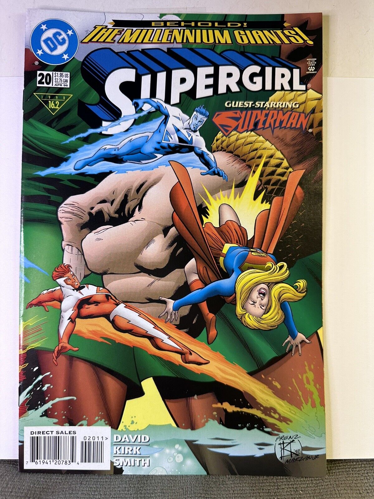 DC Comics Behold The Millennium Giants Supergirl # 20