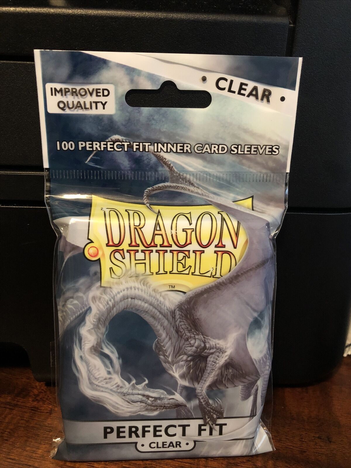 Dragon Shield Perfect Fit Inner Card Sleeves Clear 1 Pack of 100 