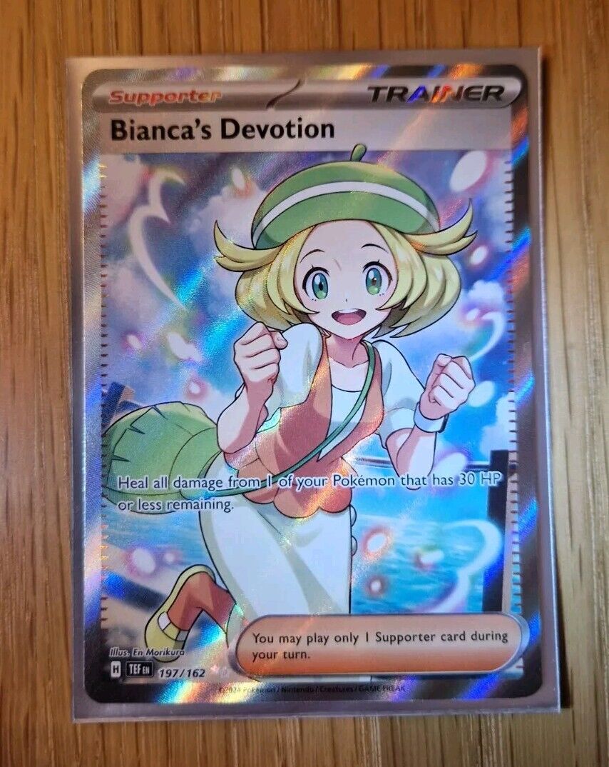Pokémon TCG Temporal Forces Bianca\'s Devotion  197/162 SV Holo
