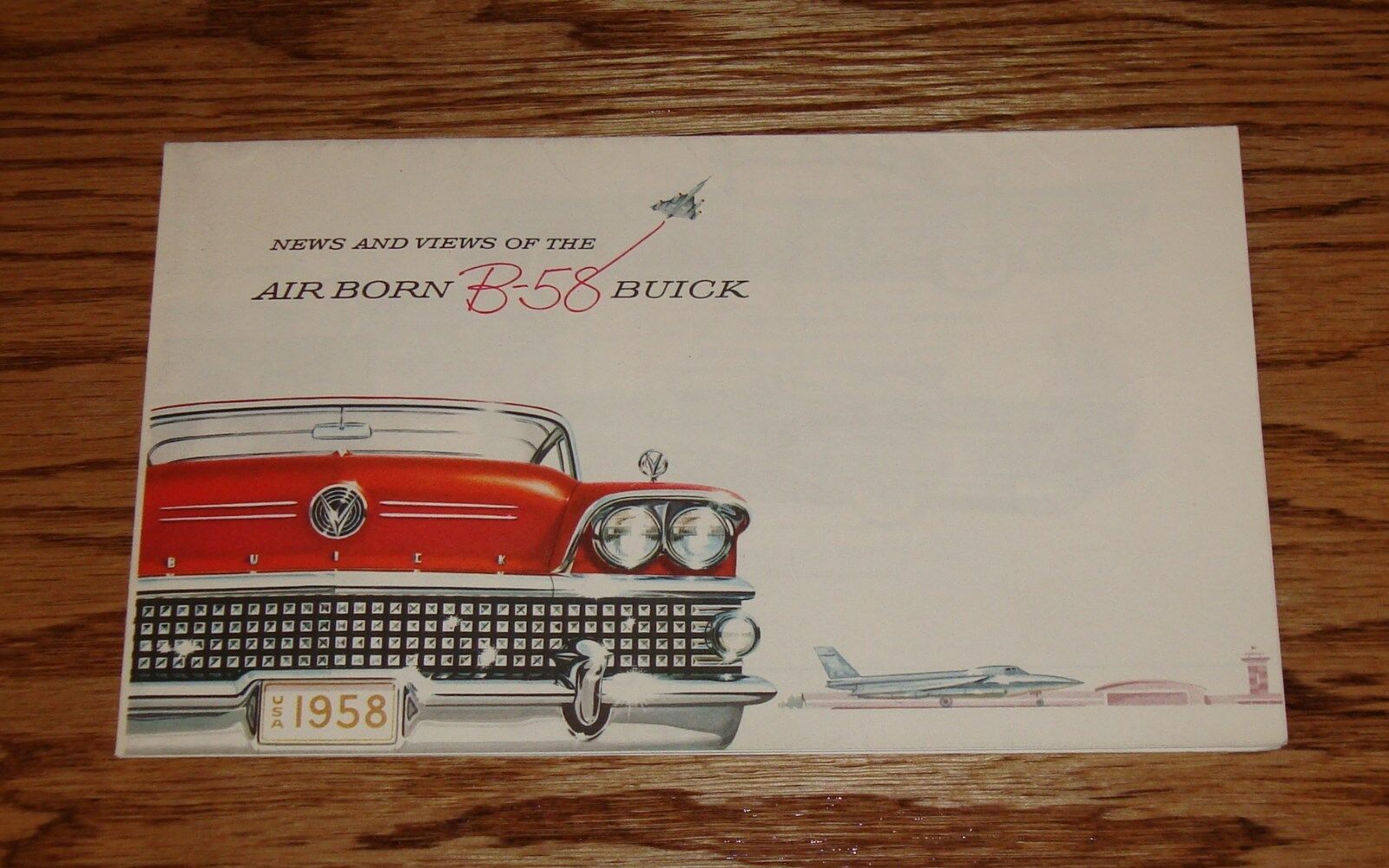 Original 1958 Buick Full Line Foldout Sales Brochure 58 Roadmaster Century 