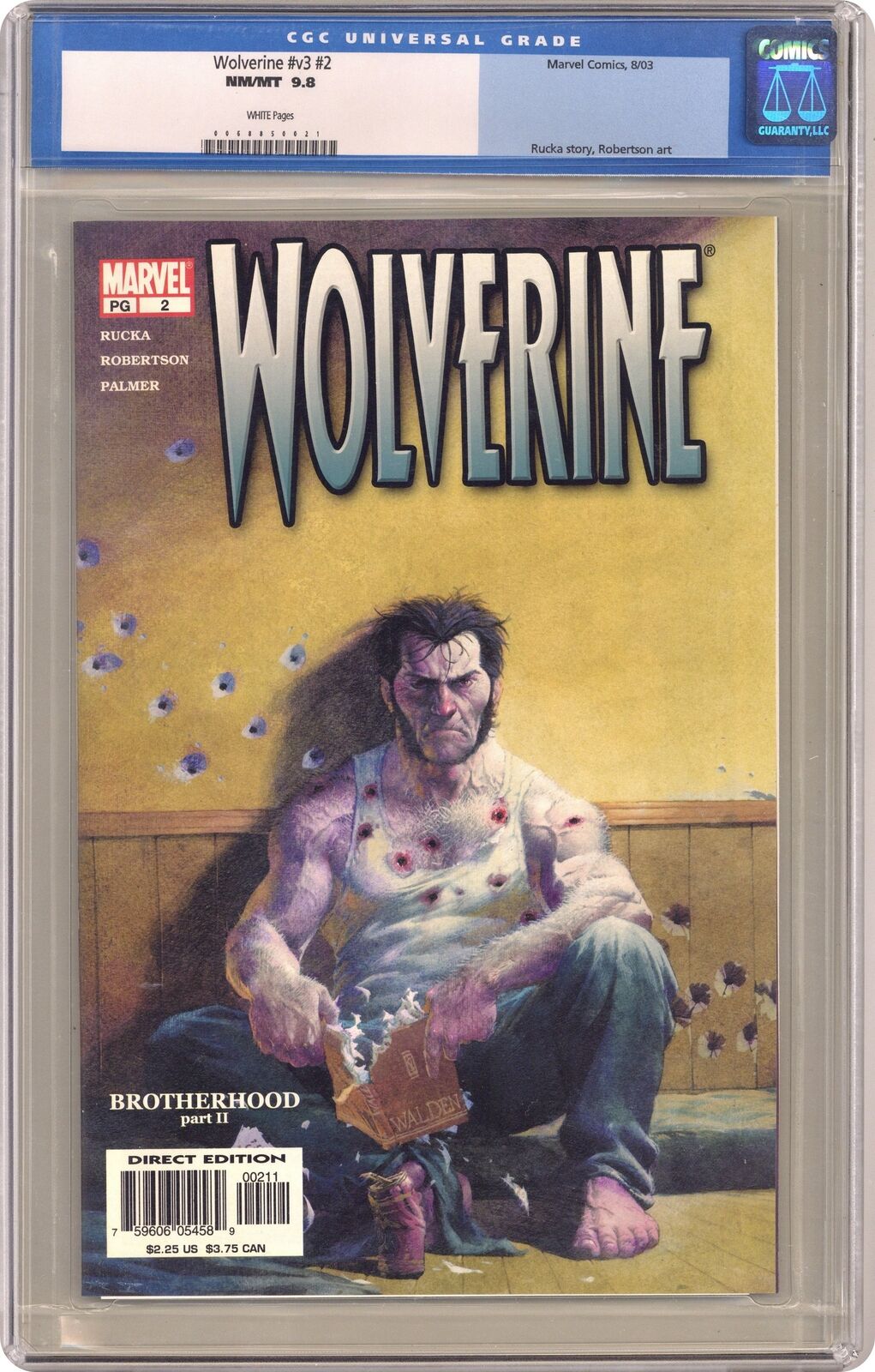 Wolverine #2 CGC 9.8 2003 0068850021