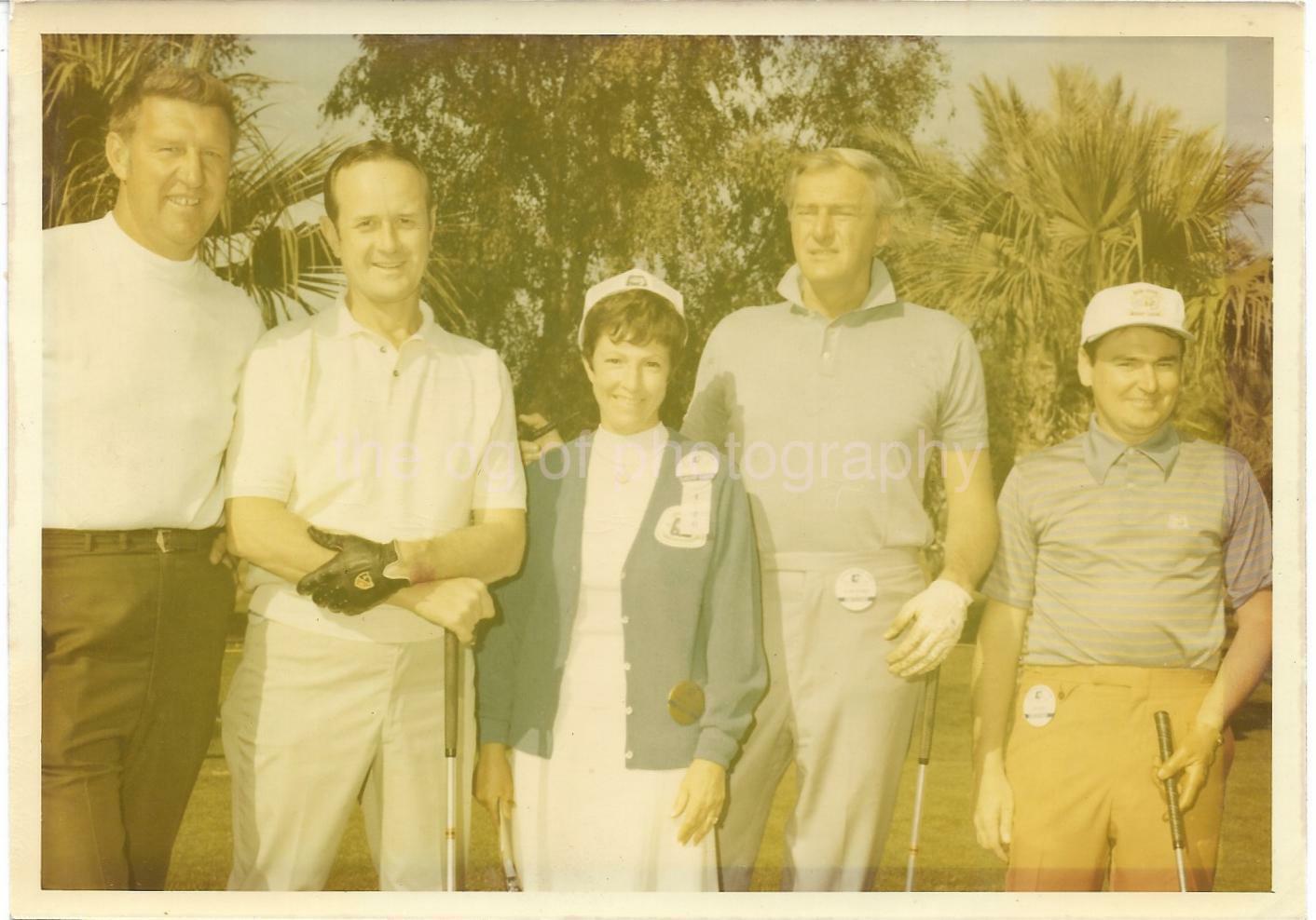 Golf Portrait 5 x 7 FOUND PHOTOGRAPH Color BOB HOPE DESERT CLASSIC 1970 111 15 F