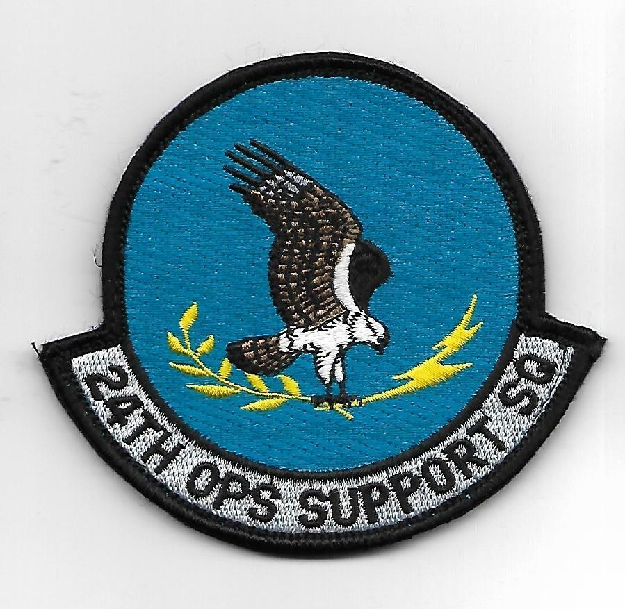 USAF 24th OPERATIONS SUPPORT SQN ( hook backed ) patch