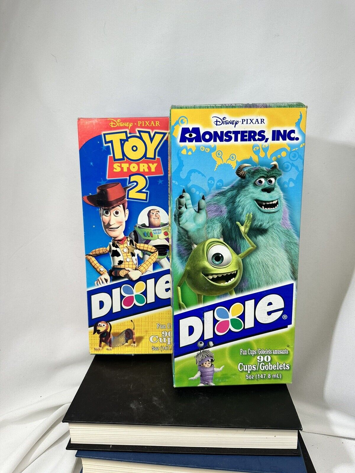 Lot 2 - Dixie Cups Boxes Pixar Monsters Inc New  (90) Toy Story 2 (71)