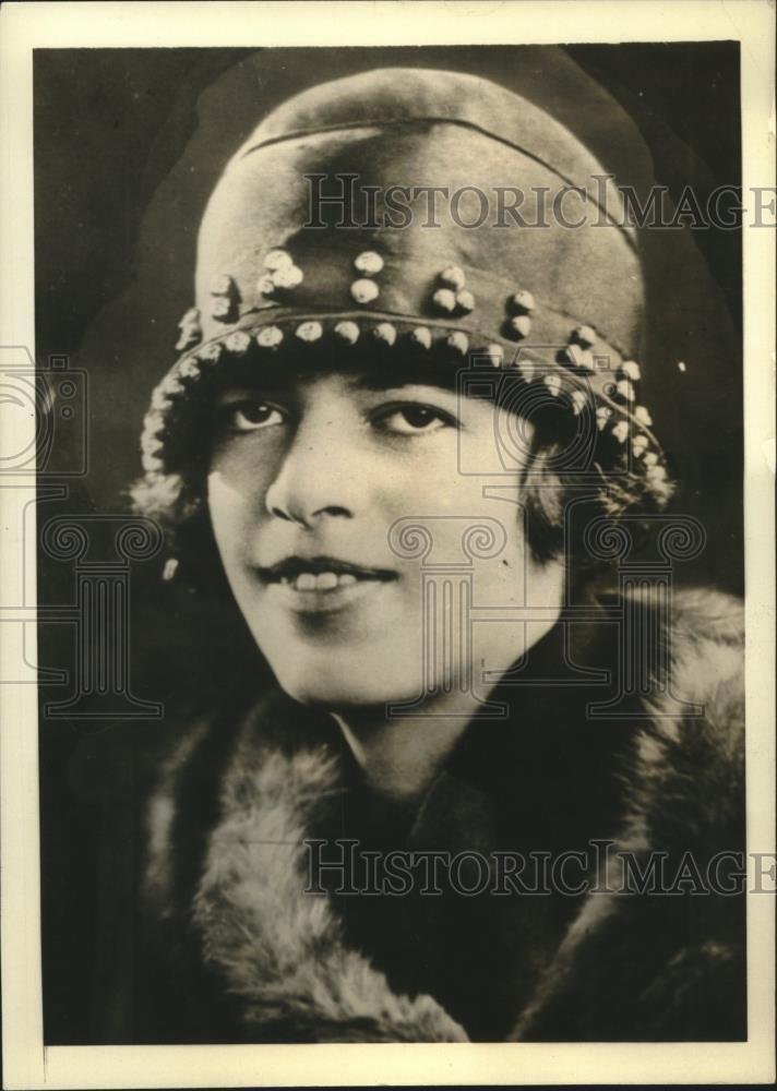 1935 Press Photo Mrs Emmeline Grace Hall, daughter of Bethelem Steel pres.