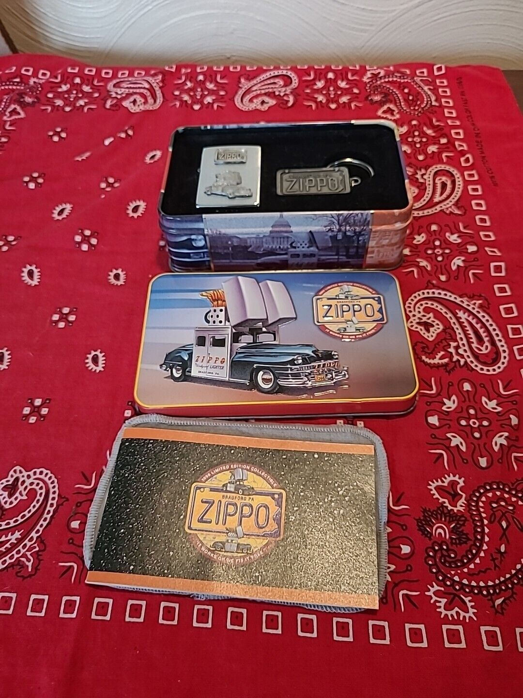 Zippo - 1998 Bradford PA Chrysler  Yorker Lighter - Zippo And Tin