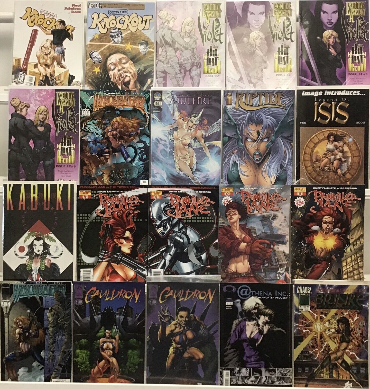 Bad Girl Lot Of 20 Comics