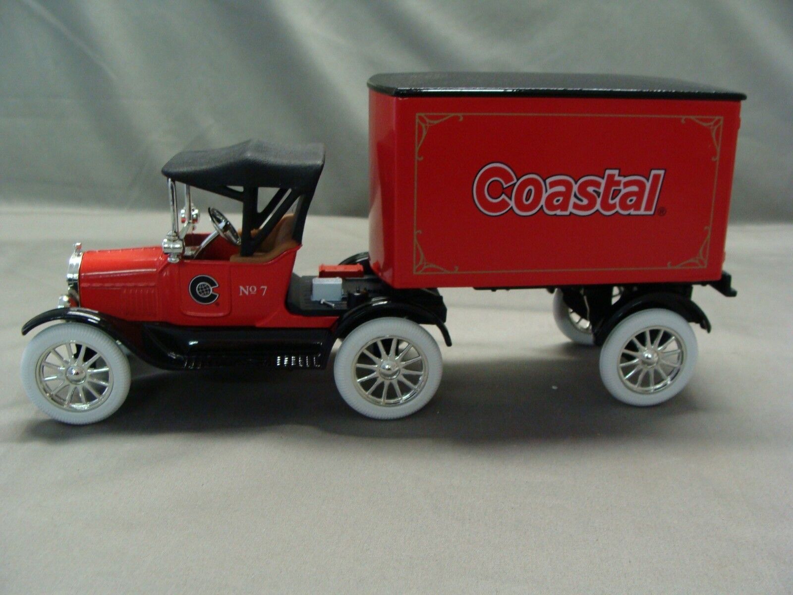 Coastal 1918 Ford Runabout Tractor Trailer Toy Bank, 1999 Ertl, Stock #19658