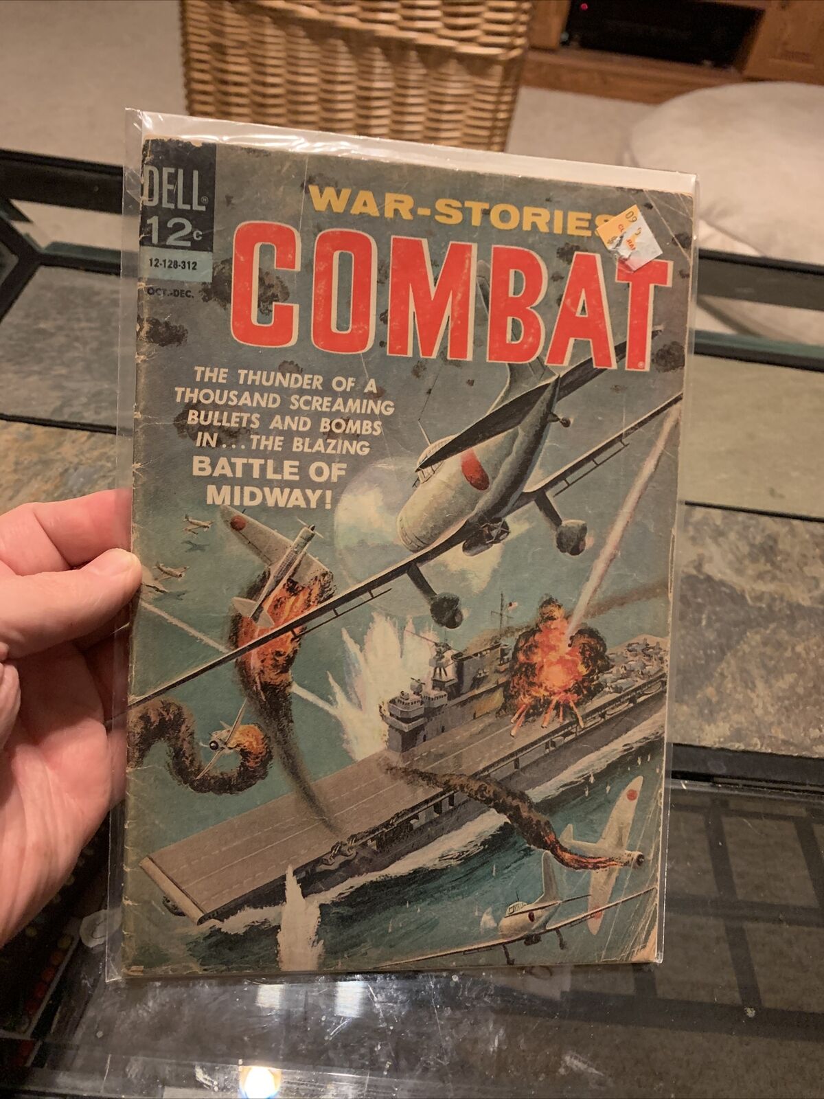 COMBAT War Stories # 10 DELL COMICS  1963 Classic Battle Of Midway Cover