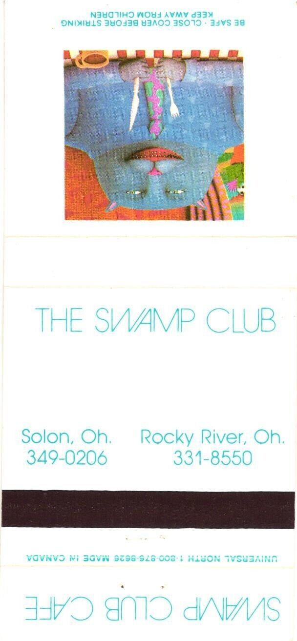 Solon Ohio Rocky River Ohio The Swamp Club Vintage Matchbook Cover