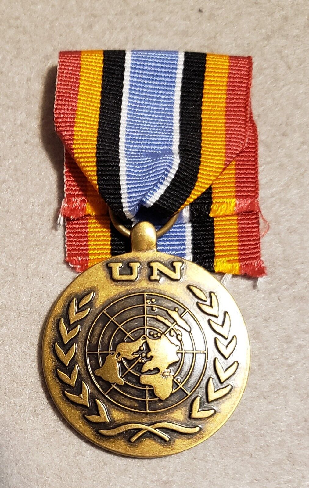 United Nations Medal for Rwanda & Uganda -  Full-size - French Prongs
