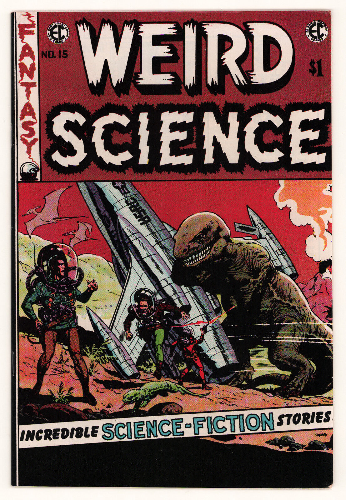 EC Classic #2 Weird Science #15, WALLY WOOD, East Coast Comix 1973 FN/VF
