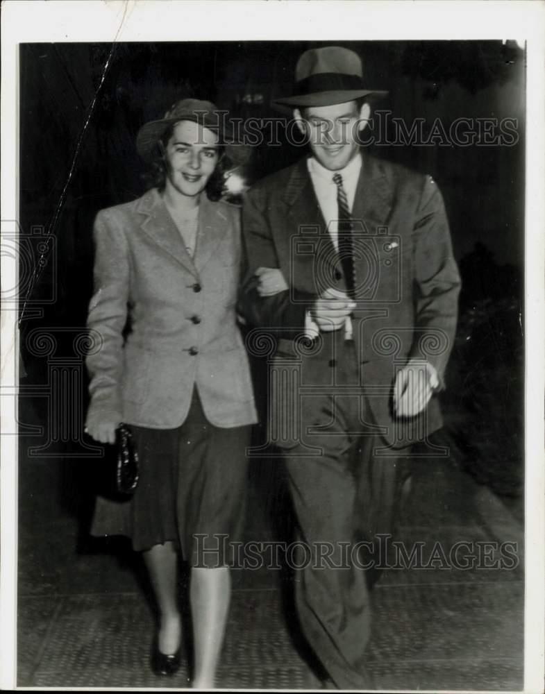 1941 Press Photo Ruby Keeler and John Homer filed notice of intention to wed, CA
